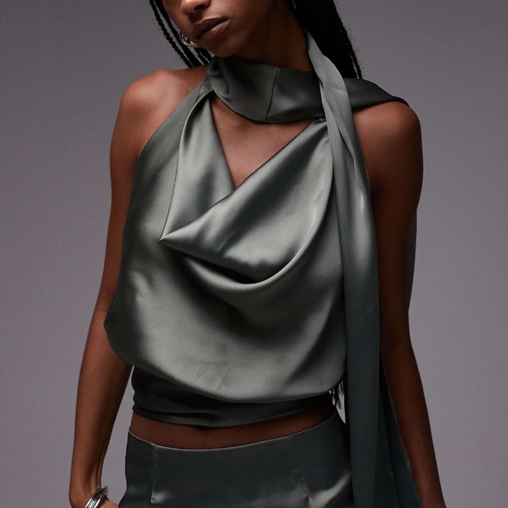 Satin ASOS Top - NEVER WORN